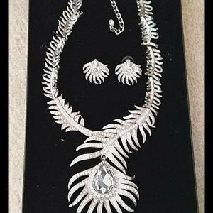 Necklace and earrings